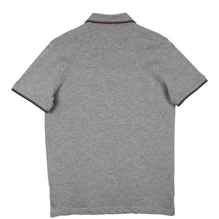 HENRY COTTONS POLO T-SHIRT GREY