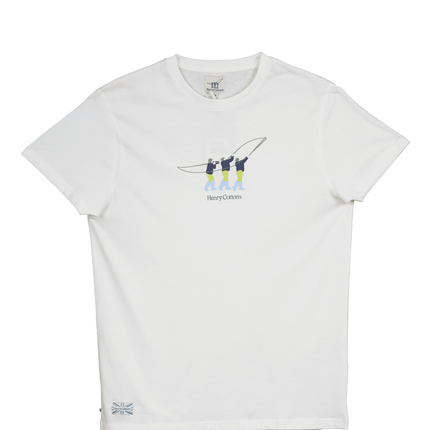 HENRY COTTONS WHITE T-SHIRT