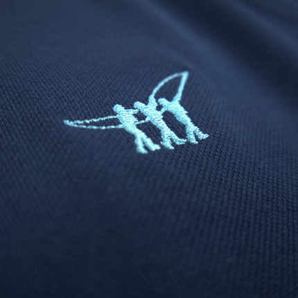 henry cottons blue polo t-shirt